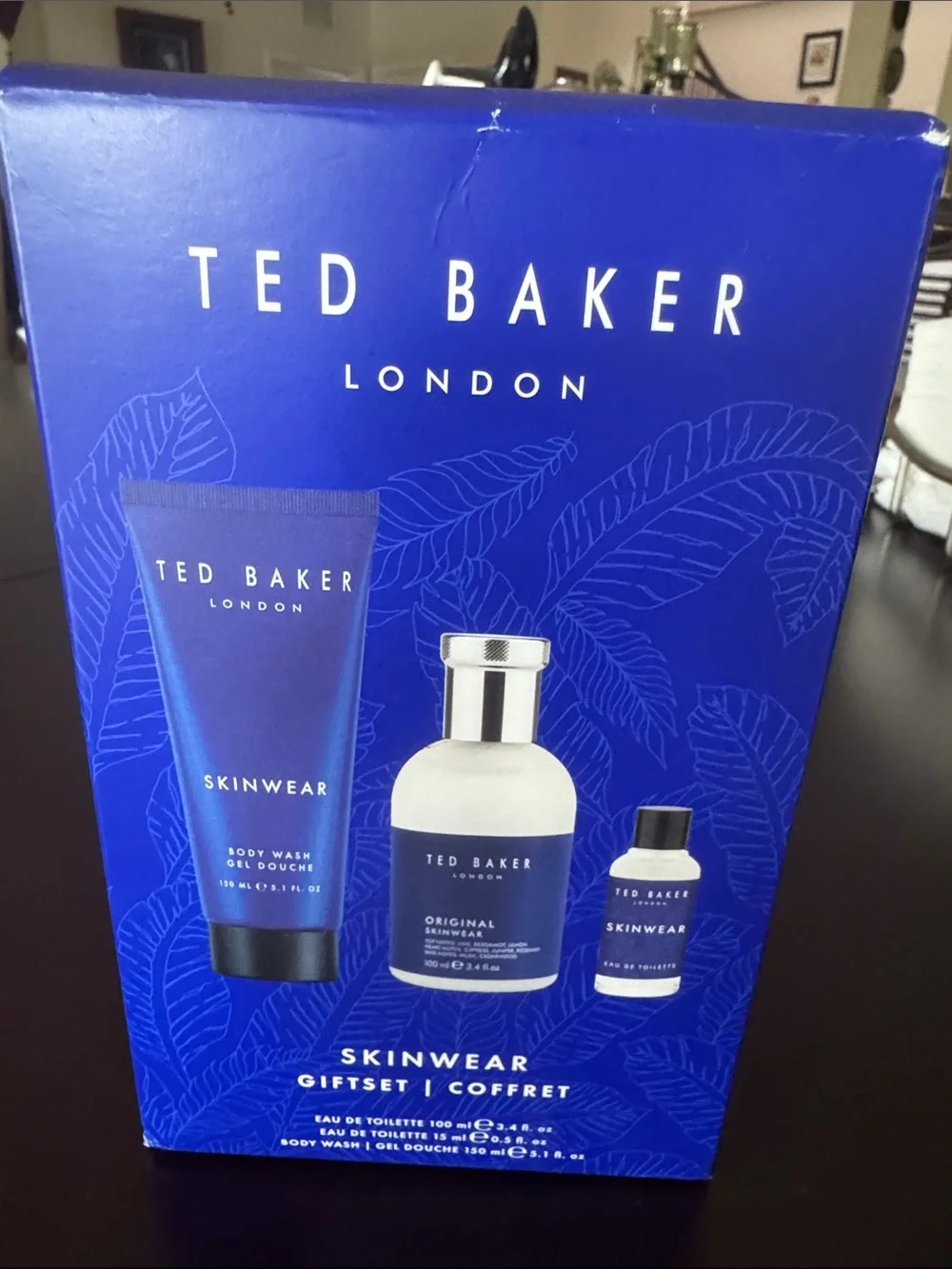 Ted Baker Skinwear Gift Set - Deep Blue Box